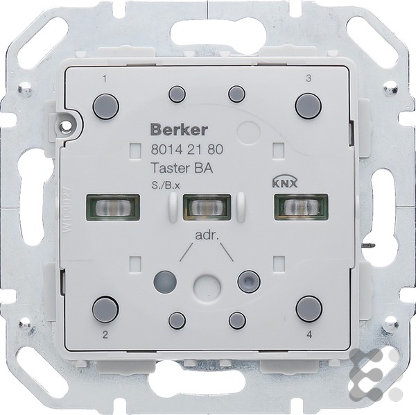 Berker Tastsensor-Modul 2f. m.BCU KNX 80142180 - Afbeelding 1 van 1