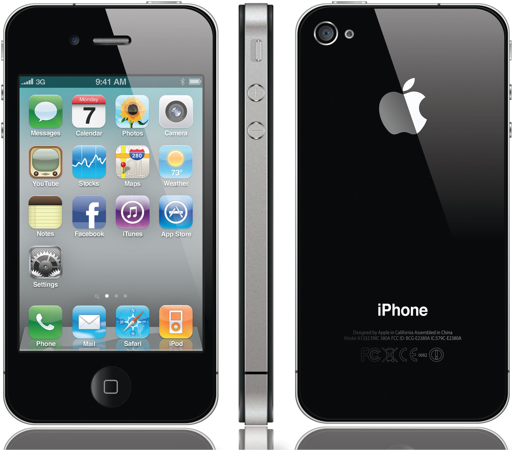 Apple iPhone 4 8GB Schwarz - White Box